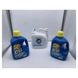 3 Ct Liquid Laundry Detergent, 2x-Xtra 88 Load, 1-