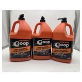 3 Ct Orange Hand Goop Waterless Hand Cleaner W/ Na