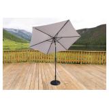 Backyard Creations 9Ft. Steel Market Umbrella (Bas