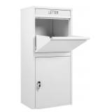 Feliluke Parcel Drop Box - Ivory White - Lockable,