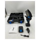 Brookstone Mini Electric Chainsaw - Cordless, Blac