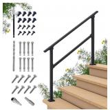 Fence and Rail hand Rails For Outdoor Steps, 3 or