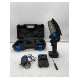 Brookstone Mini Electric Cordless Chainsaw 7pc Set