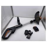 Worx 20V Cordless 12" String Trimmer -Battery & C