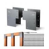 Wocepu Heavy Duty Stainless Steel End Caps (Approx