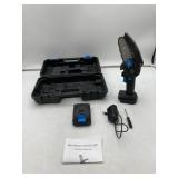 Brookstone Mini Electric Chainsaw - Cordless, Blac