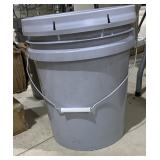 5 Gallon Unbranded Gray Bucket Laundry Detergent