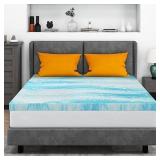 Biteany 5" Mega Support Memory Foam Mattress Topp
