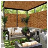 Bamboo Privacy Fence, 4x16Feet, Natural Reed Fenci