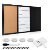 2 Ct. Lot, Includes Navaris Corkboard/Whiteboard/C