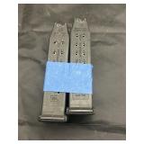 2 Glock Mags - 45 Cal - 13 Count