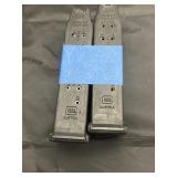 2 Glock Mags - 45 Cal - 13 Count