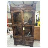 Rustic Wood Gun Cabinet