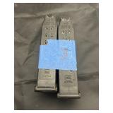 2 Glock Mags - 45 Cal - 13 Count
