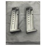 2 Mags- Smith & Wesson 9mm