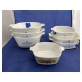 8 Pcs - Corning Ware Casserole Dishes