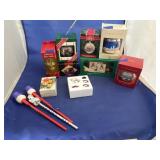 Collectible Glass Christmas Ornaments & More