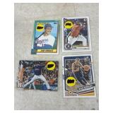4 Assorted Cards - Basketball and Baseball