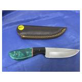 Fixed Blade Knife in Leather Sheath