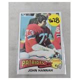 2ND YR CARD 1975 TOPPS HOF JOHN HANNAH