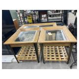 2 Side Tables 24"L x 28"W x 24"H