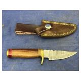 Damascus Steel Fixed Blade Knife