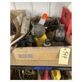 Assorted Fluids - Brake - Motor - Battery - Oil