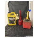 Prestone Antifreeze - Funnel - Plastic Gal Gas Can