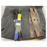 Mower Blades XHT - 3 New & 3 Old