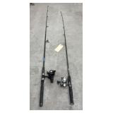 2 Fishing Rods & Reels - Shakespeare