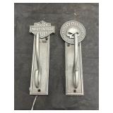 2 - Harley Davidson Coat Hooks