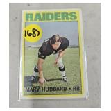 ROOKIE CARD 1972 TOPPS MARV HUBBARD