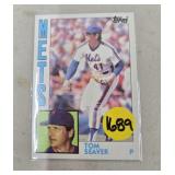 1984 TOPPS HOF TOM SEAVER CARD