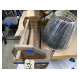 Wood Paper Towel Holder Shelf & Lamp Shades