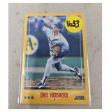 1988 SCORE PREMIER OREL HERSHISER CARD