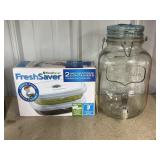 Yorkshire Drink Dispenser & Sealing Containers