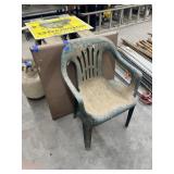 Plastic Lawn Chair & Samsonite Card Table
