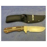 Old Timer Fixed Blade Knife w/Nylon Sheath