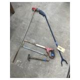 4 Pcs - Grabber - Handsaw - Hammer & More