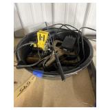 7-Qt Oil Drain Pan - C Clamps - Flow Charger