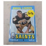 SHARP CARD 1971 TOPPS ERROL LINDEN