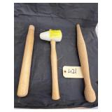 Teardrop Mallet - Wooden Handles