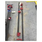Two 3/4" Pipe Clamps