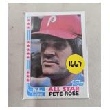 1982 TOPPS PETE ROSE CARD