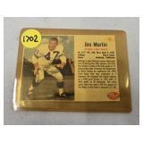 RARE CARD 1962 POST CEREAL JIM MARTIN