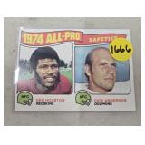 1974 TOPPS HOUSTON/ANDERSON CARD