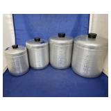 4 Pcs - Aluminum Canisters