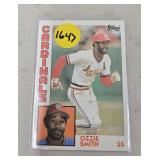 1984 TOPPS HOF OZZIE SMITH CARD