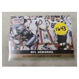 INSERT CARD CAREER IN JEOPARDY BO JACKSON