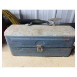 Metal Tackle Box w/Assorted Tackle